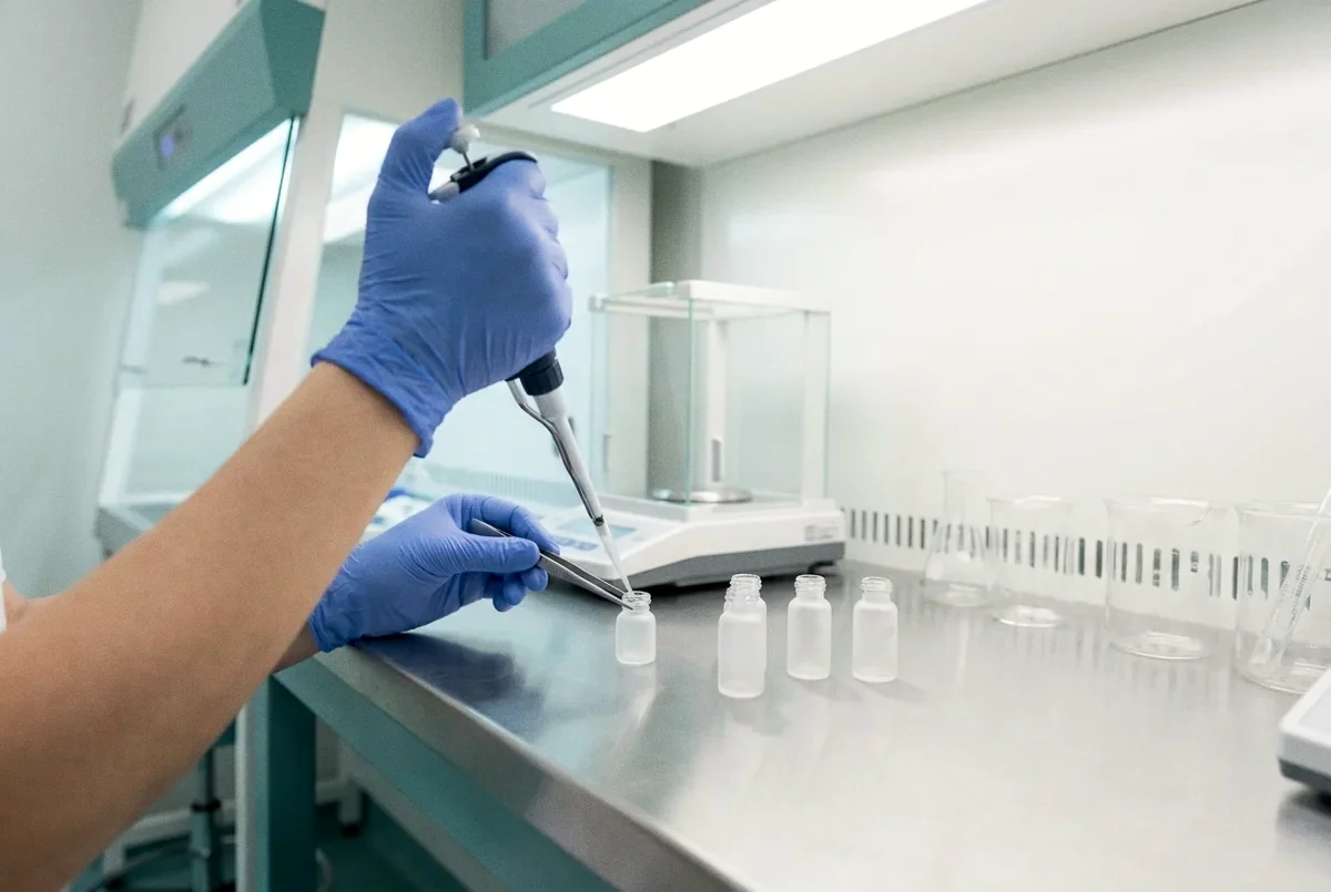 Licensed compounding pharmacy lab